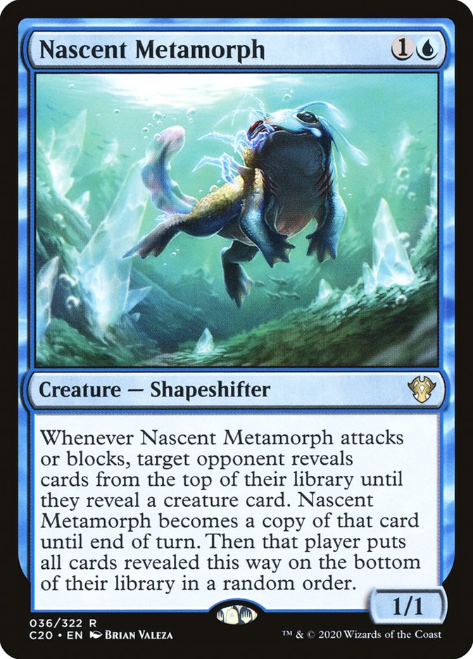 Magic | Nascent Metamorph [Commander 2020] | The Nerd Merchant