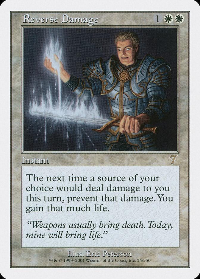 Magic | Reverse Damage [Seventh Edition] | The Nerd Merchant