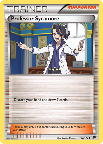 Pokemon | Professor Sycamore (107/122) [XY: BREAKpoint] | The Nerd Merchant