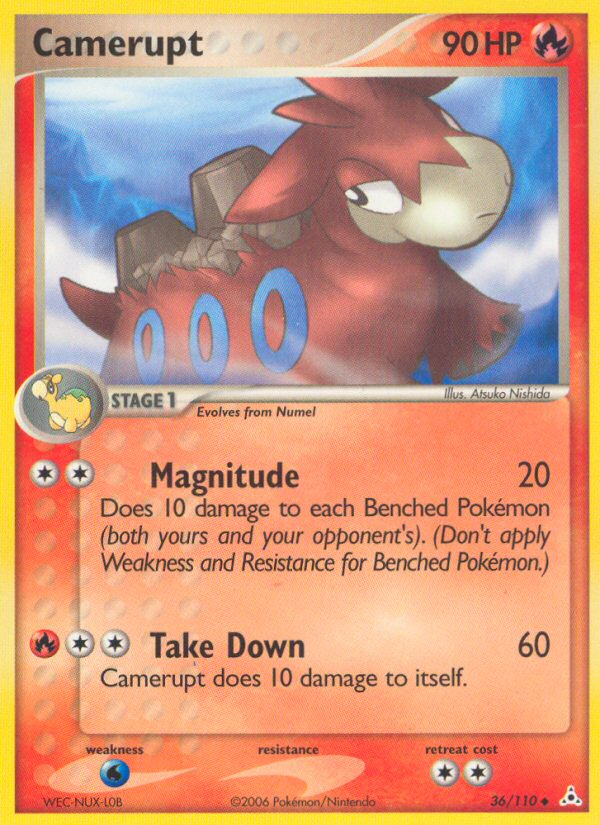 Pokemon | Camerupt (36/110) [EX: Holon Phantoms] | The Nerd Merchant