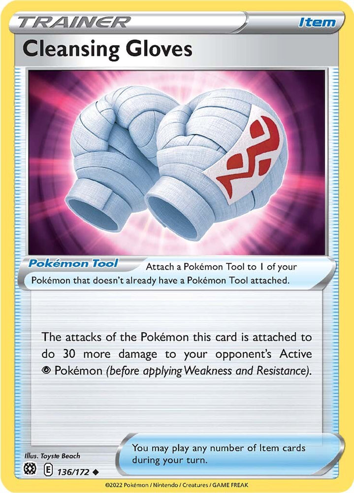 Pokemon | Cleansing Gloves (136/172) [Sword & Shield: Brilliant Stars] | The Nerd Merchant