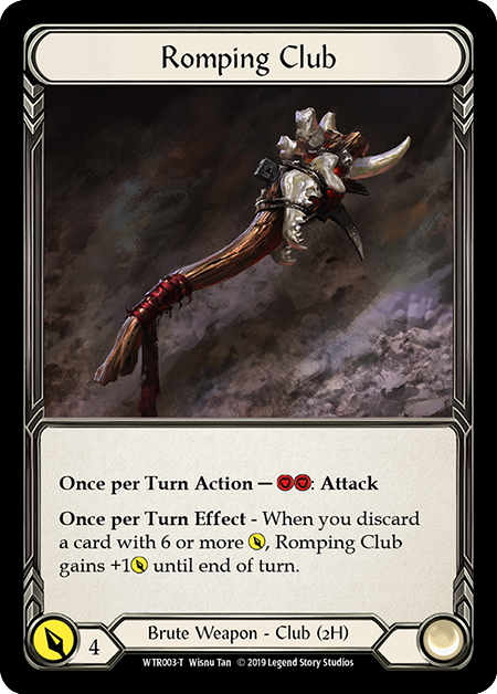 Flesh and Blood TCG | Romping Club // Seismic Surge [WTR003 // WTR075] (Welcome to Rathe)  1st Edition Normal | The Nerd Merchant