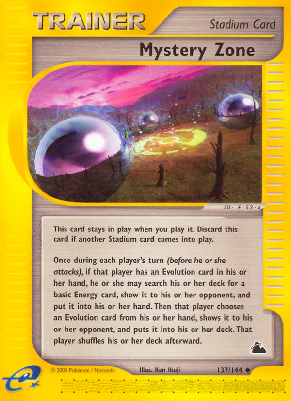 Pokemon | Mystery Zone (137/144) [Skyridge] | The Nerd Merchant