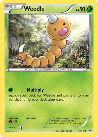 Pokemon | Weedle (1/160) [XY: Primal Clash] | The Nerd Merchant