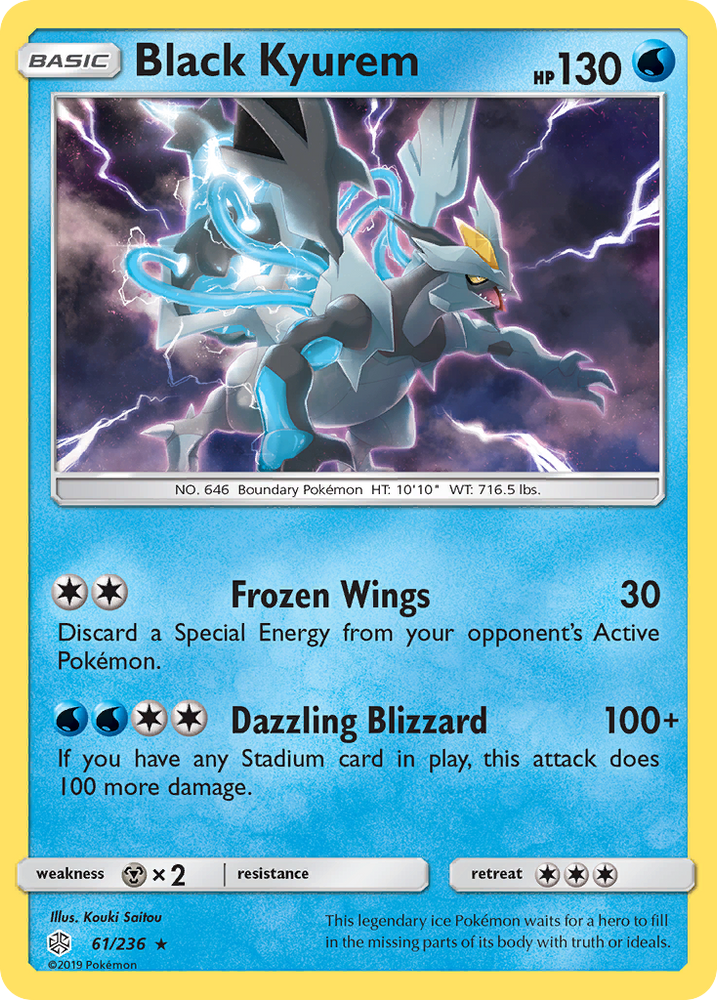Pokemon| Black Kyurem (61/236) [Sun & Moon: Cosmic Eclipse] | The Nerd Merchant