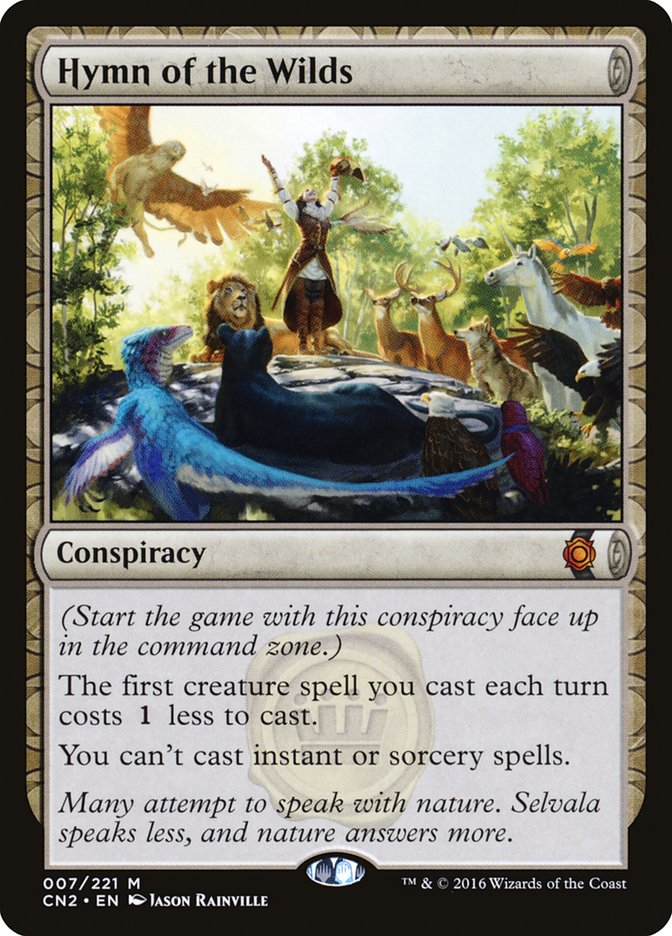 Magic | Hymn of the Wilds [Conspiracy: Take the Crown] | The Nerd Merchant