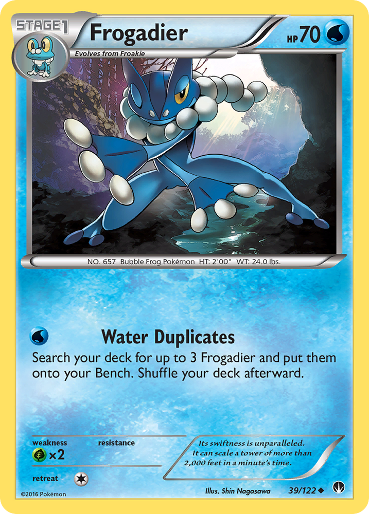 Pokemon | Frogadier (39/122) [XY: BREAKpoint] | The Nerd Merchant