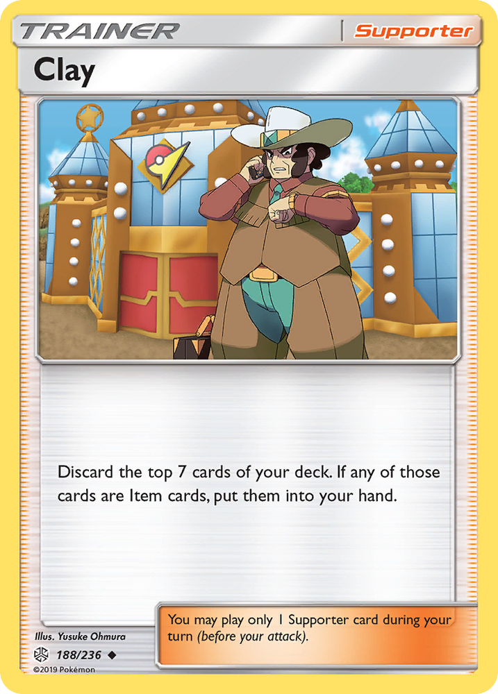 Pokemon| Clay (188/236) [Sun & Moon: Cosmic Eclipse] | The Nerd Merchant