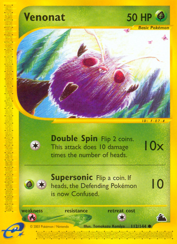 Pokemon | Venonat (112/144) [Skyridge] | The Nerd Merchant