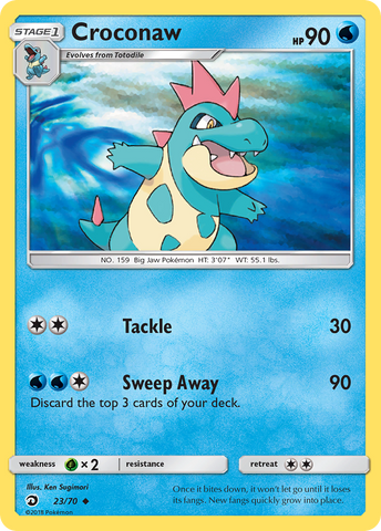 Pokemon | Croconaw (23/70) [Sun & Moon: Dragon Majesty] | The Nerd Merchant