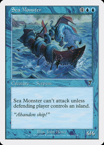 Magic | Sea Monster [Seventh Edition] | The Nerd Merchant