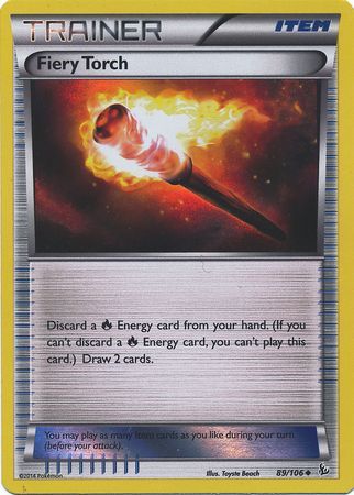 Pokemon | Fiery Torch (89/106) (Sheen Holo Pyroar Collection Exclusive) [XY: Flashfire] | The Nerd Merchant