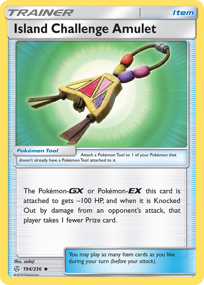 Pokemon| Island Challenge Amulet (194/236) [Sun & Moon: Cosmic Eclipse] | The Nerd Merchant