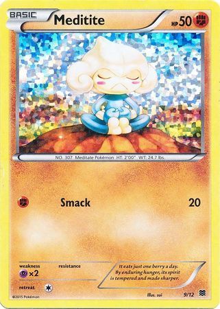 Pokemon | Meditite (9/12) [McDonald's Promos: 2015 Collection] | The Nerd Merchant