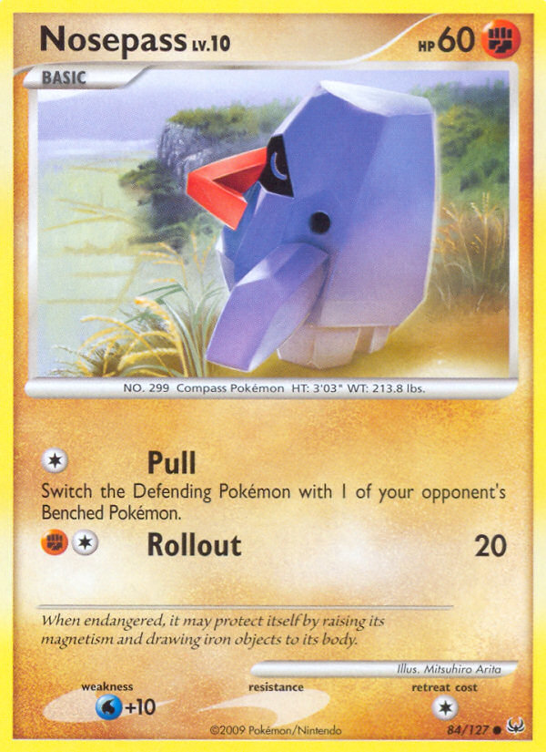 Pokemon | Nosepass (84/127) [Platinum: Base Set] | The Nerd Merchant