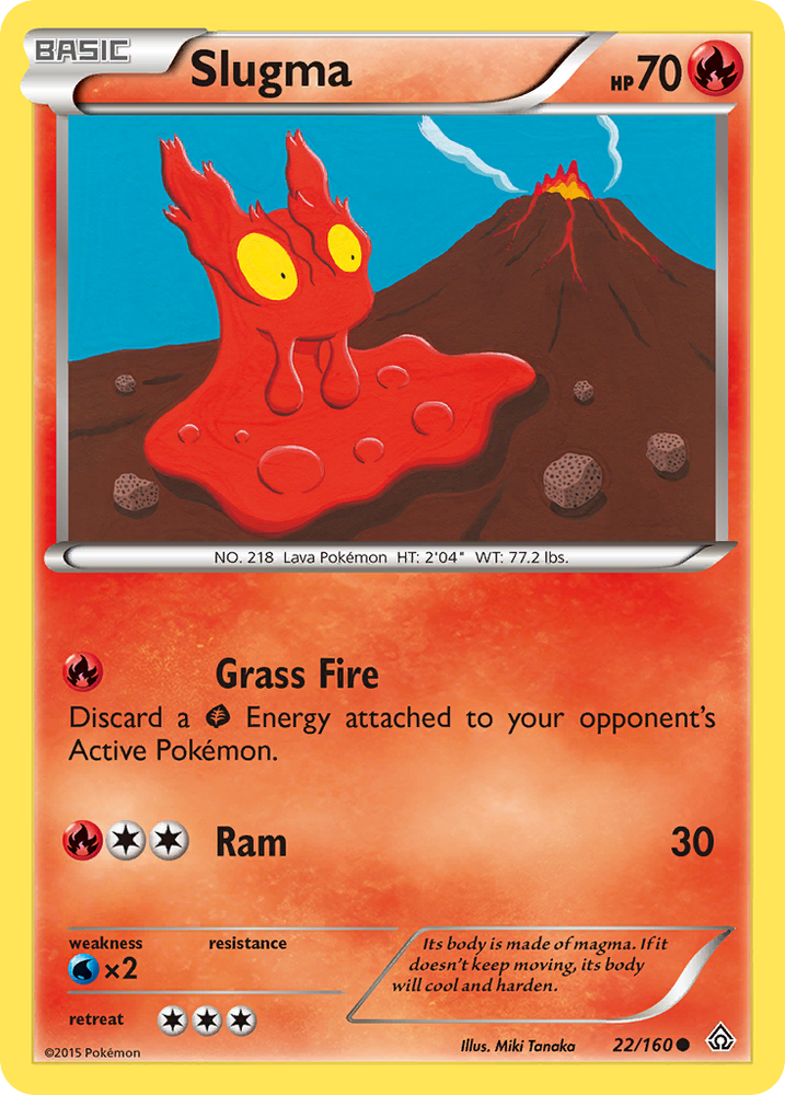 Pokemon | Slugma (22/160) [XY: Primal Clash] | The Nerd Merchant
