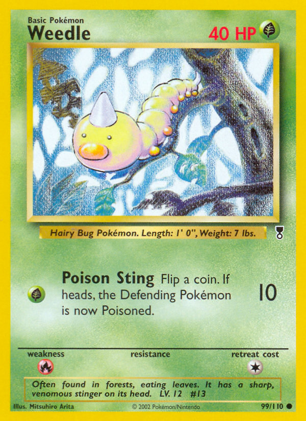 Pokemon | Weedle (99/110) [Legendary Collection] | The Nerd Merchant