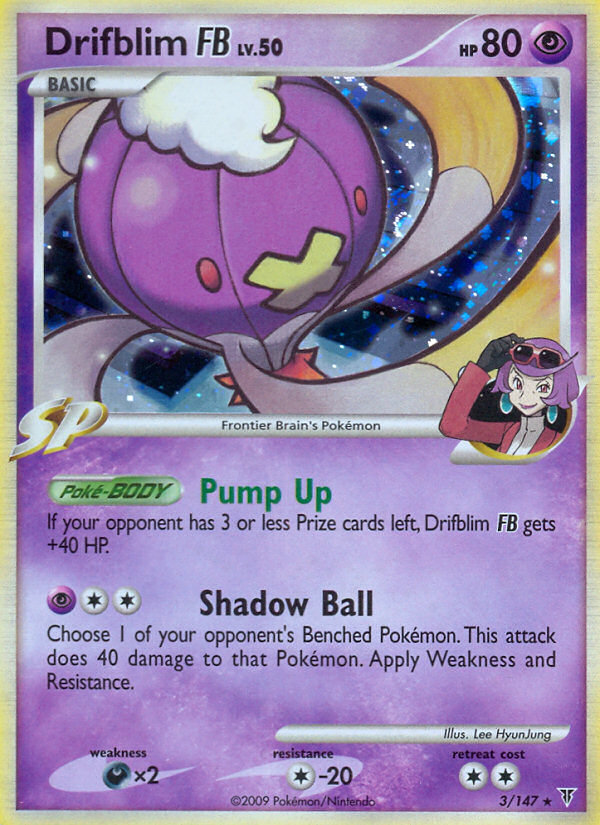 Pokemon | Drifblim FB (3/147) [Platinum: Supreme Victors] | The Nerd Merchant
