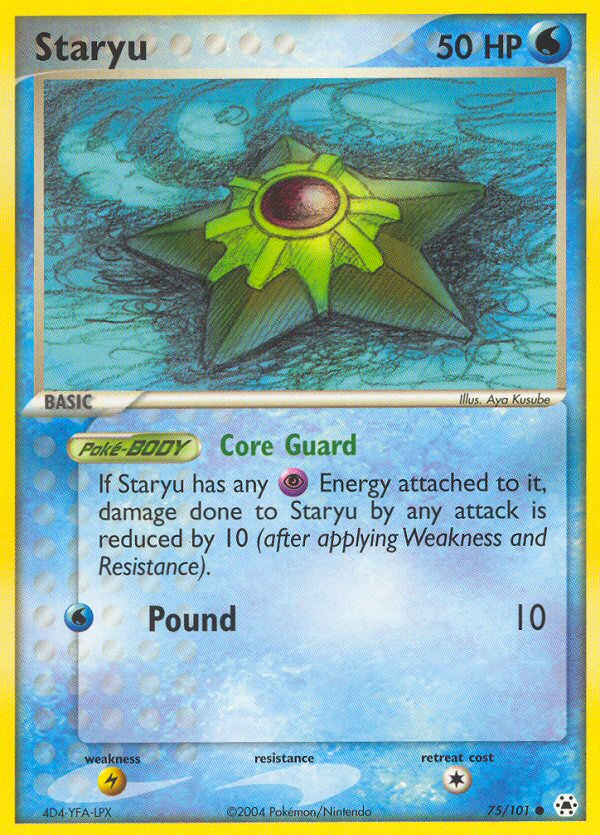 Pokemon | Staryu (75/101) [EX: Hidden Legends] | The Nerd Merchant