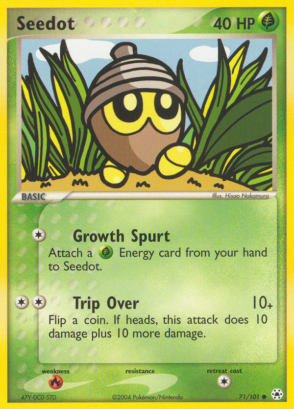 Pokemon | Seedot (71/101) [EX: Hidden Legends] | The Nerd Merchant