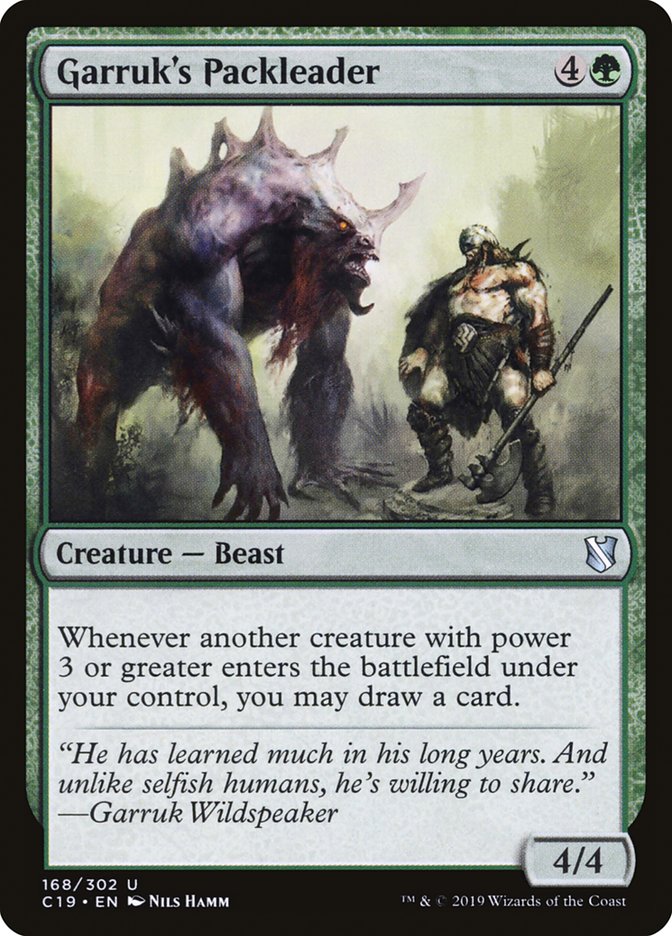 Magic | Garruk's Packleader [Commander 2019] | The Nerd Merchant