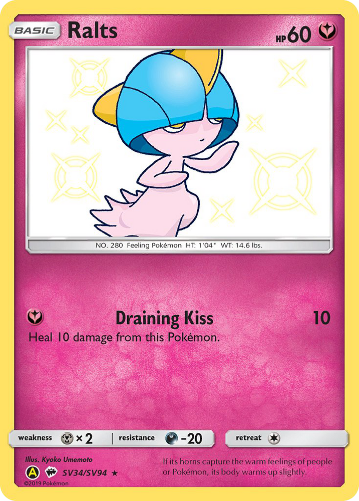 Pokemon | Ralts (SV34/SV94) [Sun & Moon: Hidden Fates - Shiny Vault] | The Nerd Merchant