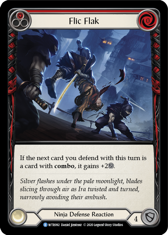 Flesh and Blood TCG | Flic Flak (Red) [U-WTR092] (Welcome to Rathe Unlimited)  Unlimited Rainbow Foil | The Nerd Merchant