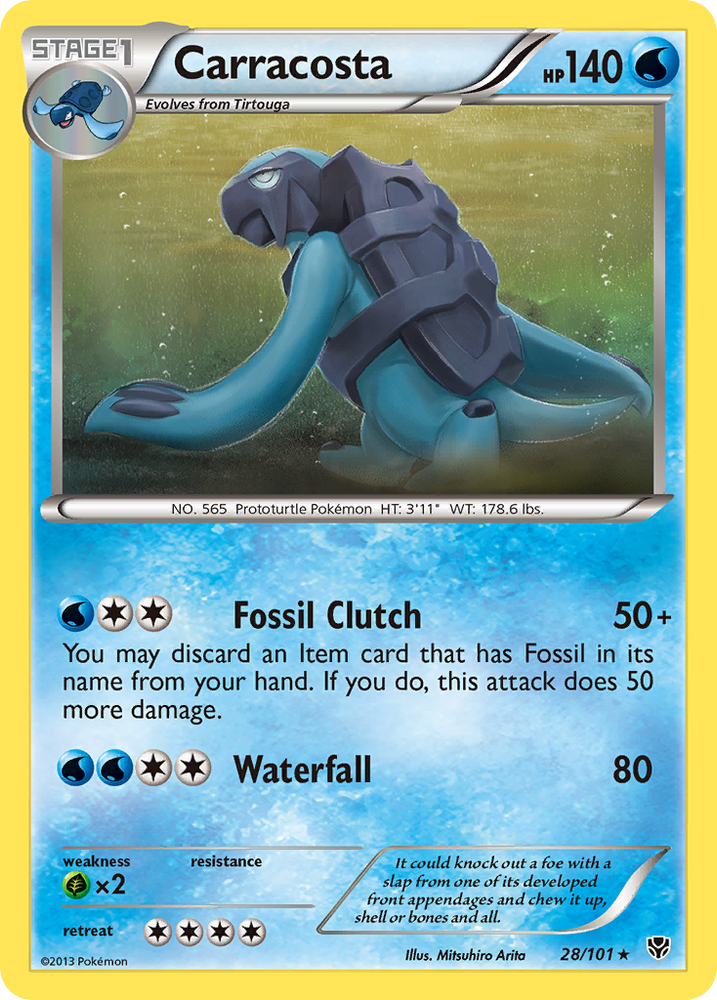 Pokemon | Carracosta (28/101) [Black & White: Plasma Blast] | The Nerd Merchant