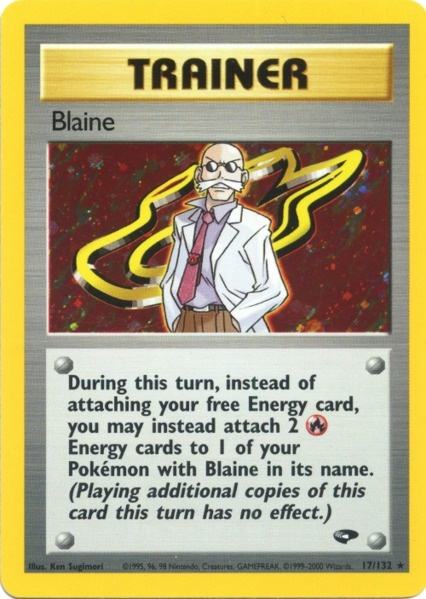 Pokemon | Blaine (17/132) [Gym Challenge Unlimited] | The Nerd Merchant