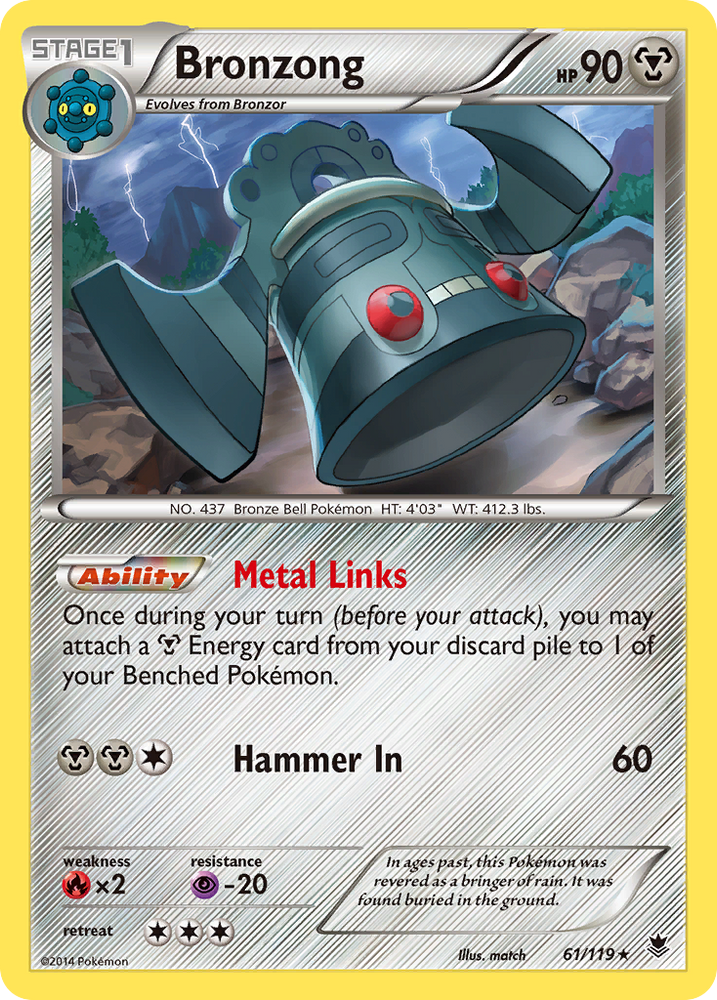 Pokemon | Bronzong (61/119) [XY: Phantom Forces] | The Nerd Merchant
