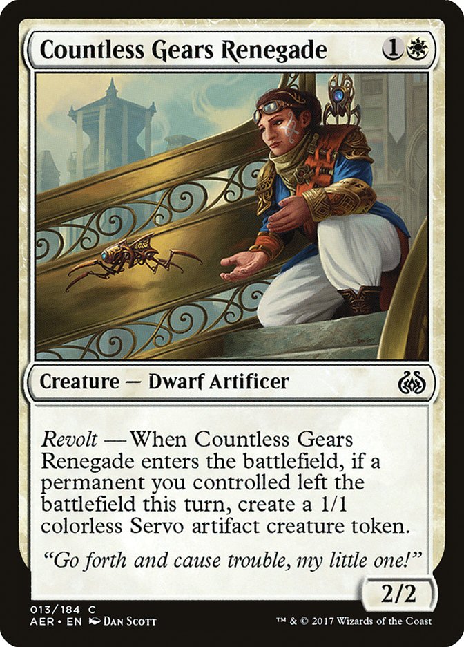Magic | Countless Gears Renegade [Aether Revolt] | The Nerd Merchant