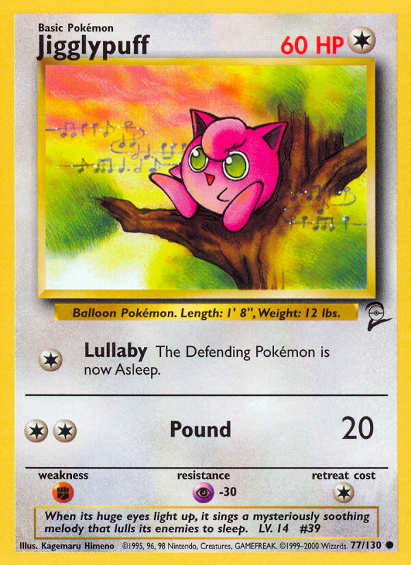 Pokemon | Jigglypuff (77/130) [Base Set 2] | The Nerd Merchant