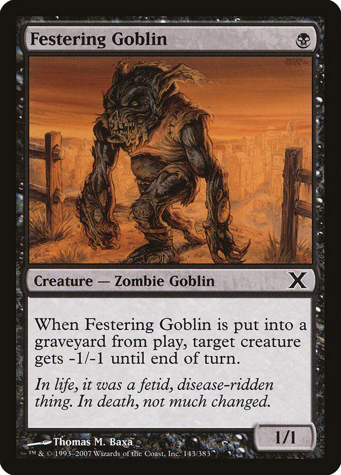 Magic | Festering Goblin [Tenth Edition] | The Nerd Merchant