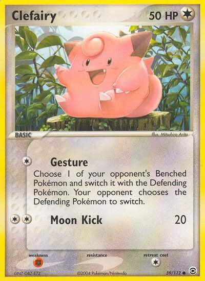 Pokemon | Clefairy (59/112) [EX: FireRed & LeafGreen] | The Nerd Merchant