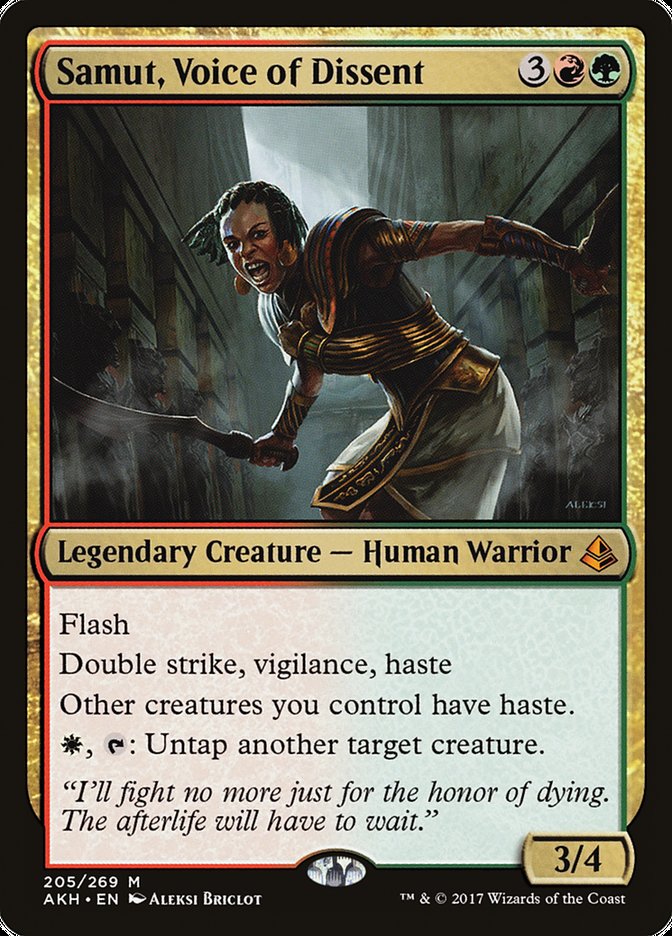 Magic | Samut, Voice of Dissent [Amonkhet] | The Nerd Merchant