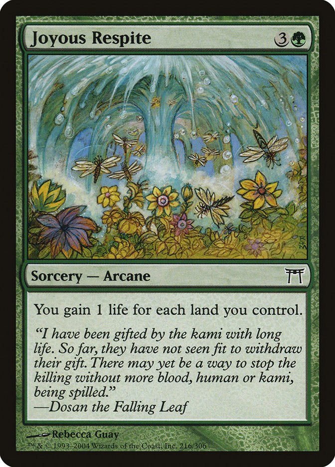 Magic | Joyous Respite [Champions of Kamigawa] | The Nerd Merchant