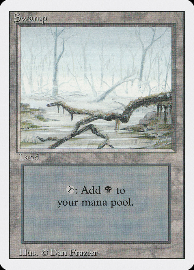 Magic | Swamp (White Fog in Trees) [Revised Edition] | The Nerd Merchant