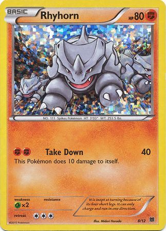 Pokemon | Rhyhorn (8/12) [McDonald's Promos: 2015 Collection] | The Nerd Merchant