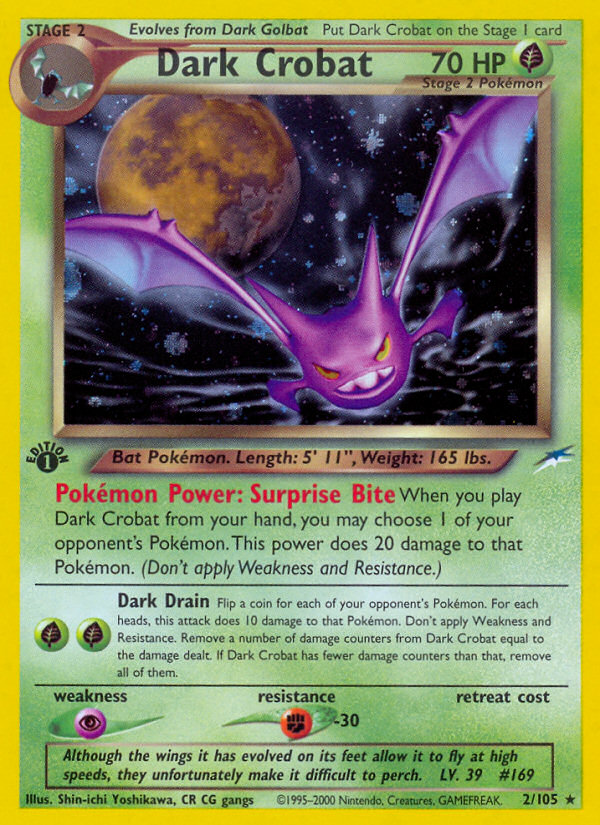 Pokemon | Dark Crobat (2/105) [Neo Destiny 1st Edition] | The Nerd Merchant