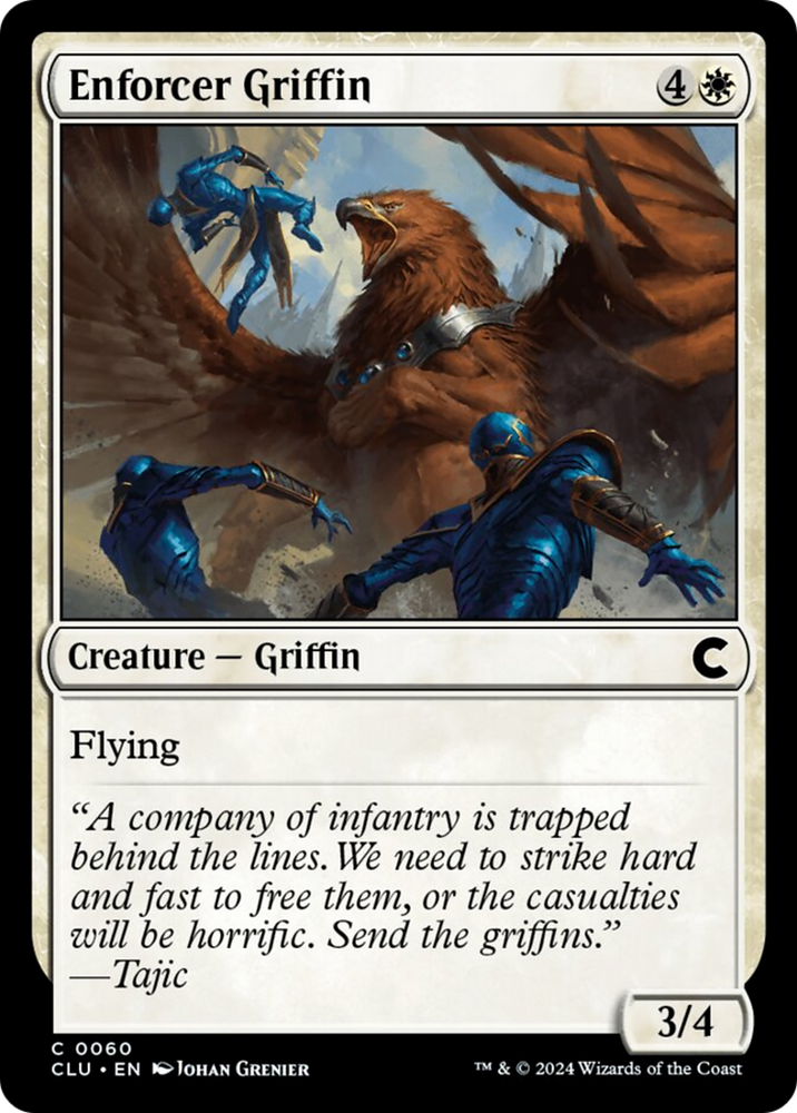 Magic | Enforcer Griffin [Ravnica: Clue Edition] | The Nerd Merchant