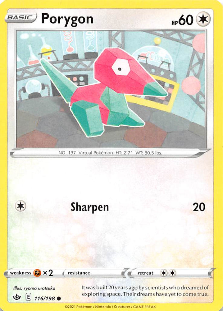 Pokemon | Porygon (116/198) [Sword & Shield: Chilling Reign] | The Nerd Merchant