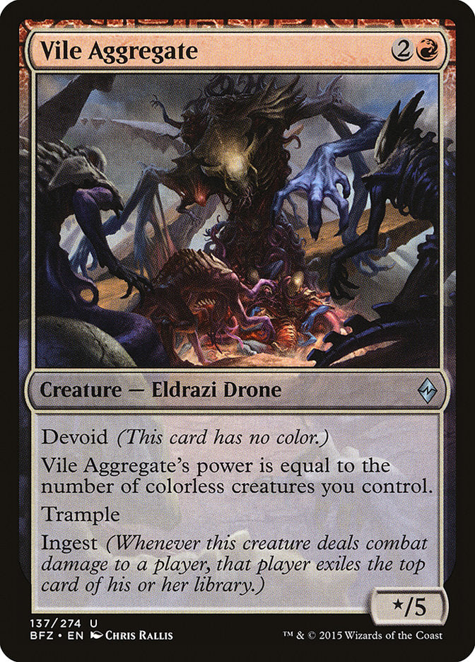 Magic | Vile Aggregate [Battle for Zendikar] | The Nerd Merchant