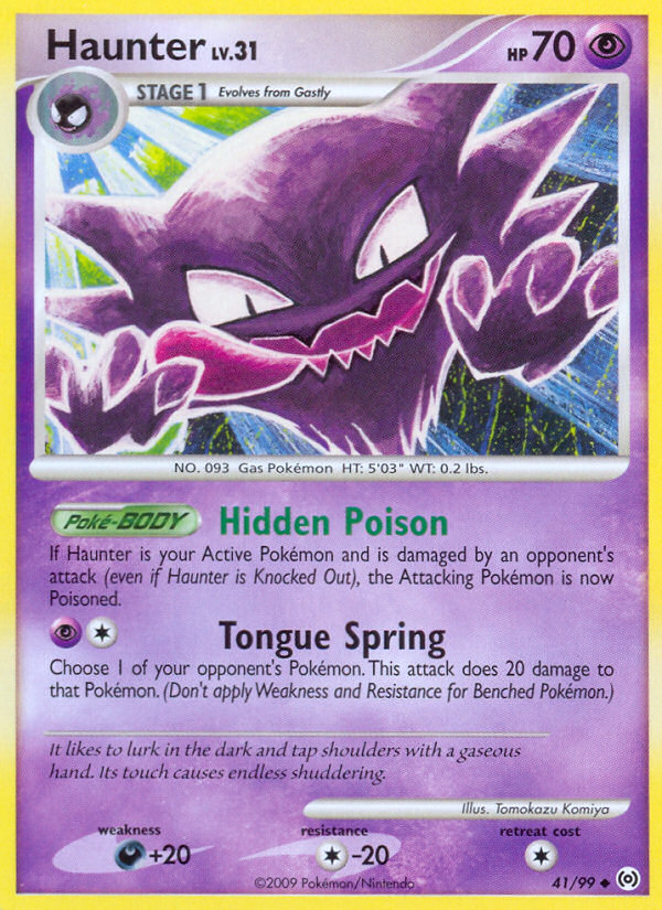 Pokemon | Haunter (41/99) [Platinum: Arceus] | The Nerd Merchant