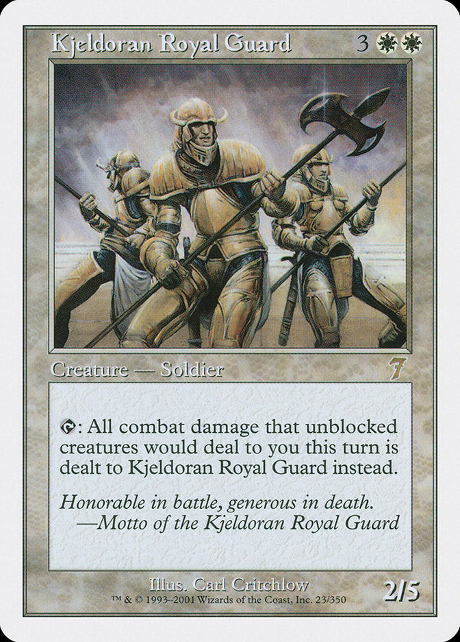 Magic | Kjeldoran Royal Guard [Seventh Edition] | The Nerd Merchant