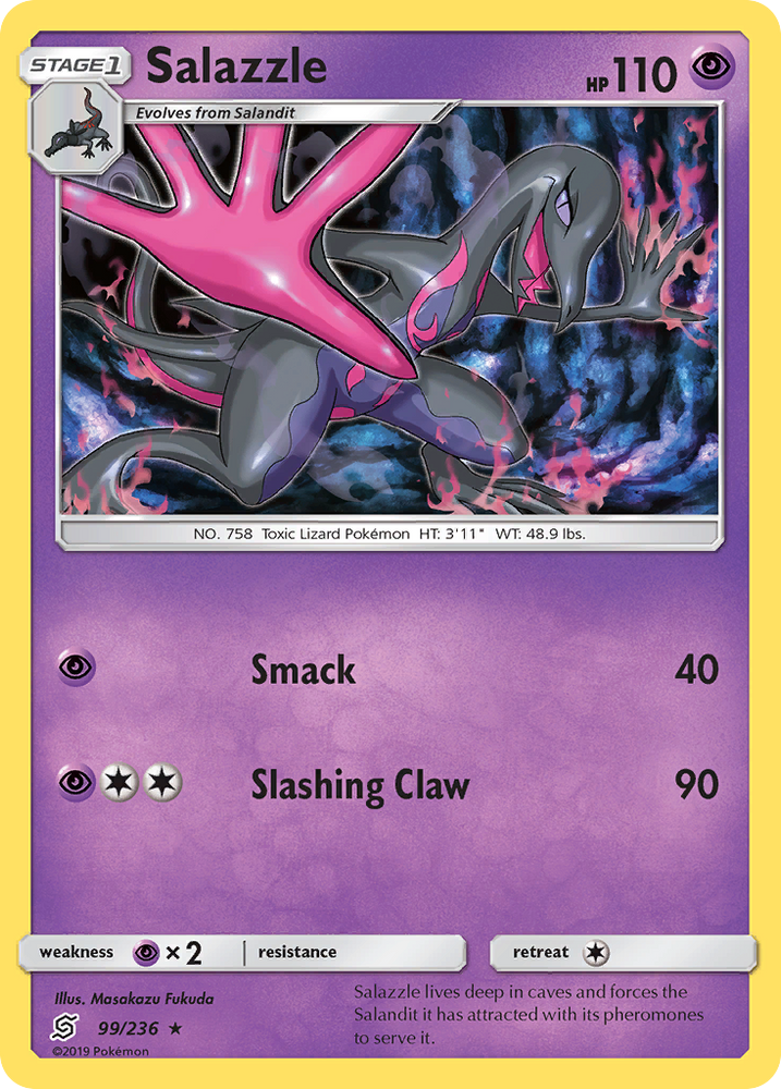 Pokemon | Salazzle (99/236) [Sun & Moon: Unified Minds] | The Nerd Merchant