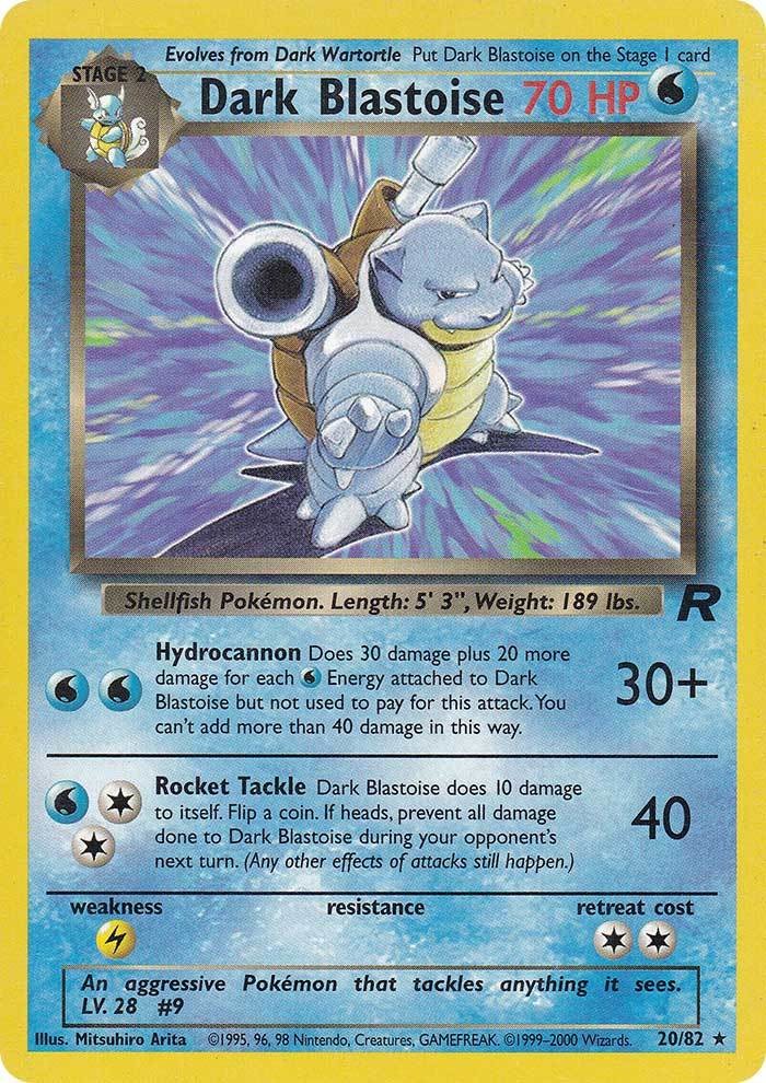 Pokemon | Dark Blastoise (20/82) [Team Rocket Unlimited] | The Nerd Merchant