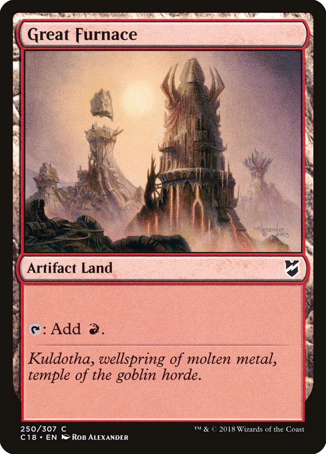 Magic | Great Furnace [Commander 2018] | The Nerd Merchant
