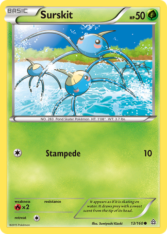 Pokemon | Surskit (13/160) [XY: Primal Clash] | The Nerd Merchant