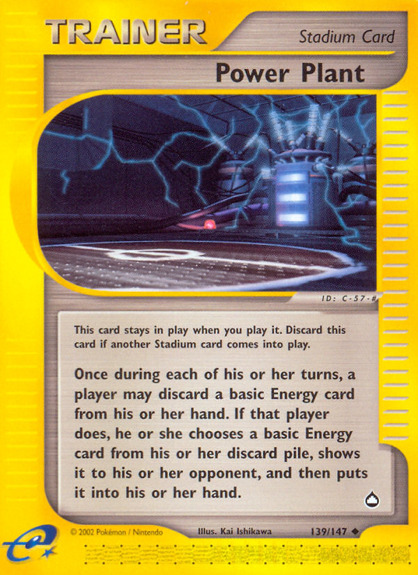 Pokemon | Power Plant (139/147) [Aquapolis] | The Nerd Merchant