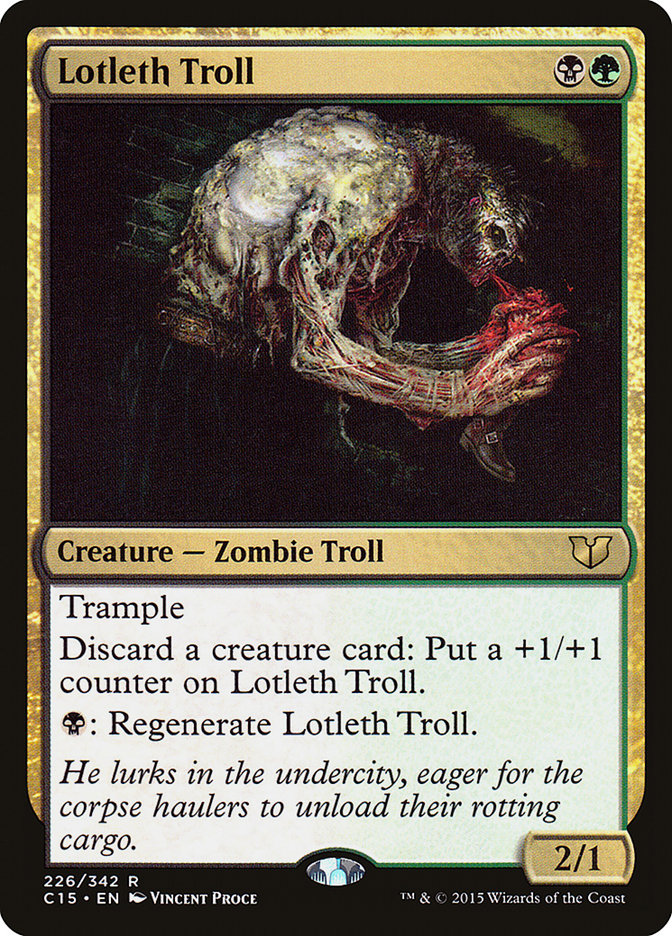 Magic | Lotleth Troll [Commander 2015] | The Nerd Merchant